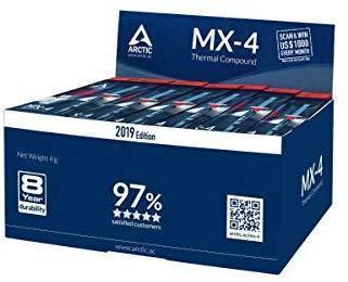 ARCTIC MX-4 2019 Edition - Thermal Compound Paste - Carbon Based High Performance - Heatsink Paste - Thermal Compound CPU for All Coolers, Thermal Interface Material - High Durability - 4 Grams