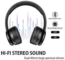 Load image into Gallery viewer, Picun P26 Bluetooth Headphones Over Ear 40H Playtime Hi-Fi Stereo Wireless Headphones Girl Deep Bass Foldable Wired/Wireless/TF for Phone/TV Bluetooth 5.0 Wireless Earphones with Mic Women (Rose Gold)
