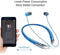 Bluetooth Retractable Headphones, Wireless Earbuds Neckband Headset Noise Cancelling Stereo Earphones with Mic (15 Hours Play Time, Black)