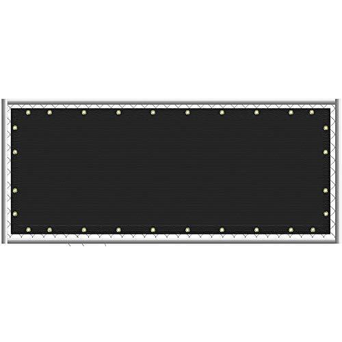 Shade&Beyond 4' x 50' Fence Privacy Screen Black Heavy Duty 150 GSM Fencing Mesh Shade Net Cover for Wall Garden Yard Backyard Indoor Outdoor Home Decoration