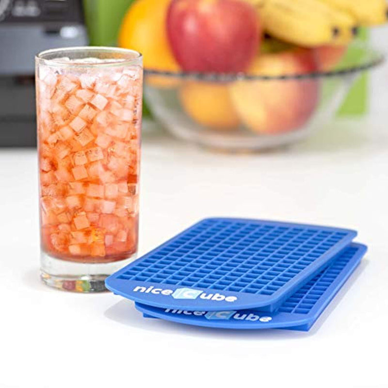 Rechishre Ice Cube Trays Silicone Large Square Ice Cube Molds for Whiskey and Cocktails Keep Drinks Chilled Reusable and BPA Free (2pc/pack)