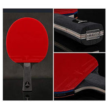Load image into Gallery viewer, SSHHI 6 Star Table Tennis Bats,Ping Pong Paddle Professional,Comfortable Handle,Can Be Used for Indoor and Outdoor Game,Fashion/As Shown / 15.1×25.8CM
