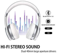 Load image into Gallery viewer, Picun P26 Bluetooth Headphones Over Ear 40H Playtime Hi-Fi Stereo Wireless Headphones Girl Deep Bass Foldable Wired/Wireless/TF for Phone/TV Bluetooth 5.0 Wireless Earphones with Mic Women (Rose Gold)
