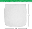 Vemingo Nut Milk Bag 12"x12" Strainer Bag Reusable Milk Sack for Almond Milk, Cashew Milk, Juice, Cheese, Coffee, Tea, Food Strainer 2 Pack