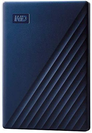 WD 4TB My Passport for Mac Portable External Hard Drive - Blue, USB-C/USB-A - WDBA2F0040BBL-WESN