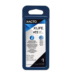 X-ACTO X-Life #11 Classic Fine Point Blades, Bulk Pack, 100 Blades per Box (X611)