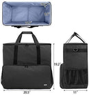 Curmio Desktop Computer Travel Bag, Carrying Case for Computer Tower PC Chassis, Keyboard, Cable and Mouse, Bag Only, Black