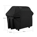 Homitt 7107 Grill Cover Kit, 44in X 60in Heavy Duty Waterproof PVC Facing BBQ Gas Grill Cover with Stainless Steel Grill Brush and Cooking Thermometer