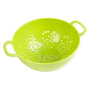 Culinary Elements 6-inch Mini Colander with Double Handles and Deep Bowl, Green, 1-pack