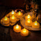 EverBrite LED Flameless Tea Light Candles Set, 48-pack Warm Yellow Flickering Tealight Kit, Battery Included