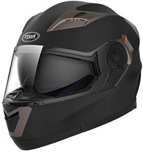 Load image into Gallery viewer, YEMA Helmet Unisex-Adult Motorcycle Racing Modular DOT Street Helmet (White, S)
