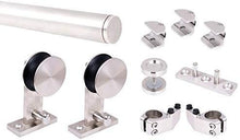 Load image into Gallery viewer, TMS WoodenSlidingDoor-Hardware Modern Interior Sliding Barn Wooden Door Hardware Track Set, Stainless Steel
