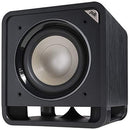 Polk Audio HTS 10 Powered Subwoofer with Power Port Technology | 10” Woofer, up to 200W Amp | For the Ultimate Home Theater Experience | Modern Sub that Fits in any Setting | Washed Black Walnut