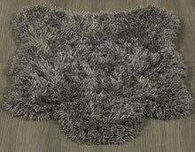 Load image into Gallery viewer, Ottomanson Flokati Collection Faux Sheepskin Lambskin Design Shag Rug, 2&#39;X3&#39;, Dark Grey
