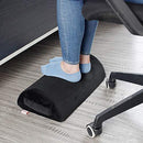 Ergonomic Foot Rest Cushion Under Desk with High Rebound Ergonomic Foam Non-Slip Half-Cylinder Footstool Footrest Ottoman for Home Office Desk Airplane Travel (Grey)