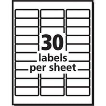 Load image into Gallery viewer, Avery 5160 Easy Peel Address Labels, White, 1 x 2-5/8 Inch, 3,000 Count (Pack of 1) Pack of 3
