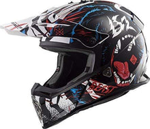 Load image into Gallery viewer, LS2 Helmets Motorcycle &amp; Powersports Helmet&#39;s Off-Road Fast Mini V2 (Strong Red Blue, Medium)
