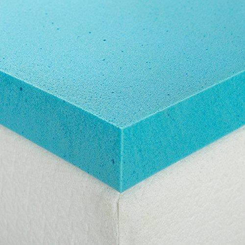 Zinus 1.5 Inch Gel Memory Foam Mattress Topper, Full