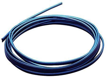 YIJINSHENG Car Interior DIY Automobile Motor Exterior Decoration Moulding Trim Strip line Sticker Insert Type Air Outlet Dashboard Decoration 3D Strip 8 Meters Car Styling Molding(Silver)