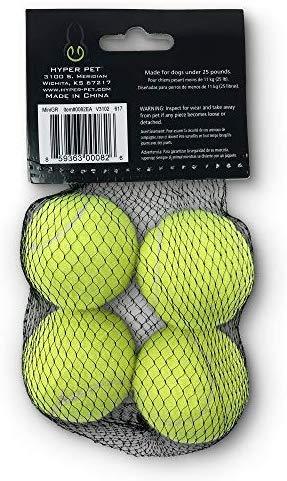 Hyper Pet Tennis Balls For Dogs, Pet Safe Dog Toys For Exercise & Training, Brightly Colored, Easy To Locate