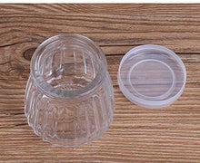 Load image into Gallery viewer, Encheng 4 oz Clear Glass Jars With Lids,Glass Yogurt Container With Caps(PE),Replacement Glass Pudding Jars Yogurt Jars,Clear Glass Containers For Milk,Ramekin,Jams,Jelly,Mousse 20 Pack
