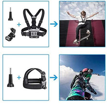 Load image into Gallery viewer, 51-in-1 Sport Camera Accessories Kit for GoPro Hero 8 Max 7 6 5 4 3 3+ 2 1 Black GoPro 2018 Session Fusion Silver White Insta360 DJI AKASO APEMAN YI Campark SJCAM XIAOMI (Floating Grip) by  MaxCo
