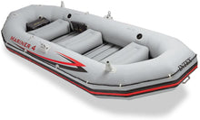 Load image into Gallery viewer, Intex Mariner 4, 4-Person Inflatable Boat Set with Aluminum Oars and High Output Air Pump (Latest Model)
