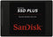 SanDisk SSD PLUS 1TB Internal SSD - SATA III 6 Gb/s, 2.5"/7mm, Up to 535 MB/s - SDSSDA-1T00-G26