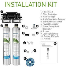 Load image into Gallery viewer, Everpure H-1200 Drinking Water Filter System (EV9282-00). Quick Change Dual Cartridge System. Commercial Grade Water Filtration and Lead Reduction
