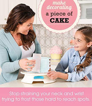 Load image into Gallery viewer, ForeverSmooth 12 Inch Cake Turntable - Quietest Smoothest Rotating Stand and Decorating Supplies Kit Complete w/Offset Spatula, 4 Side Icing Bench Scraper, Lifter Board a Perfect Frosting Baking Set
