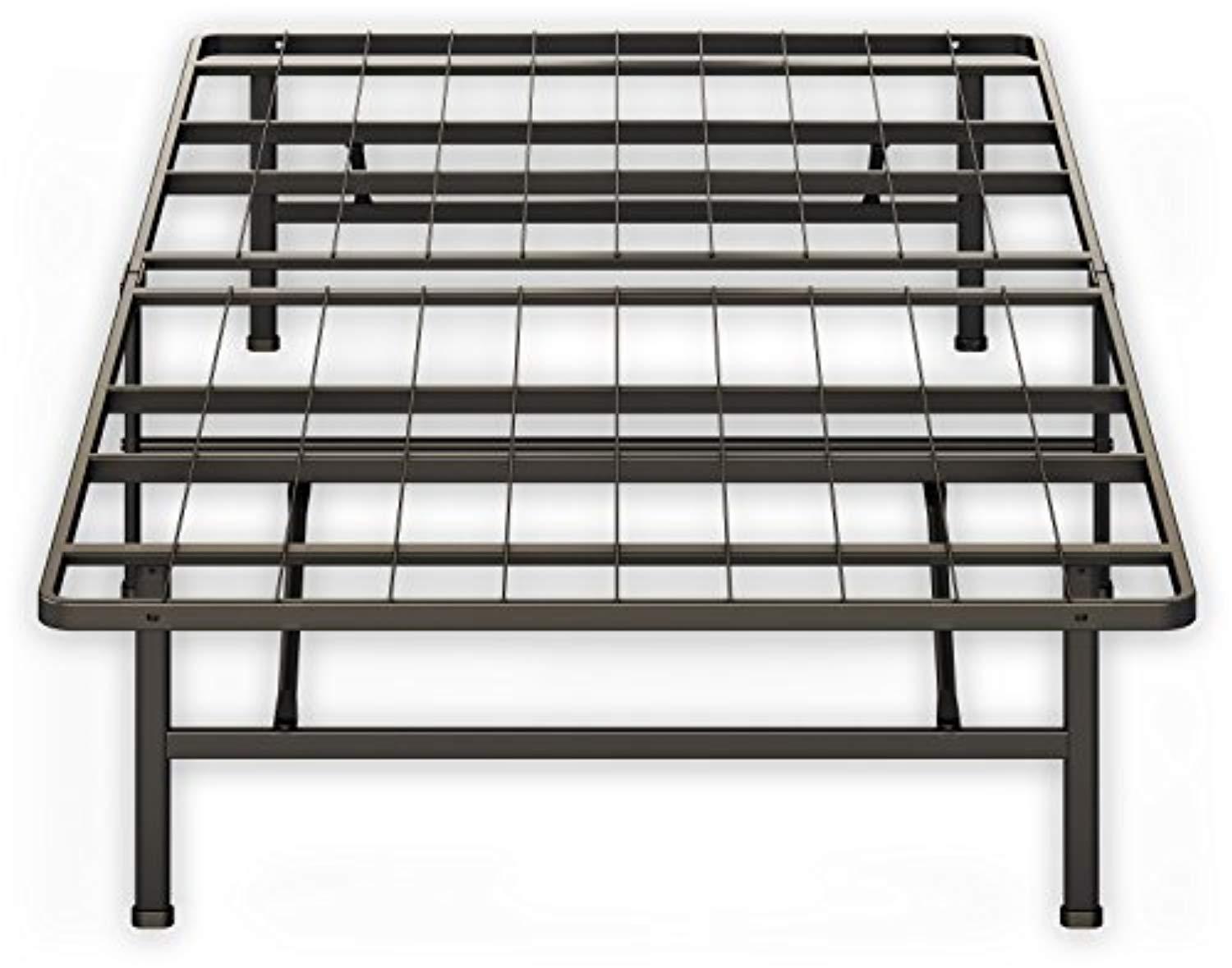 Simple Houseware 14-Inch Twin Size Mattress Foundation Platform Bed Frame, Twin