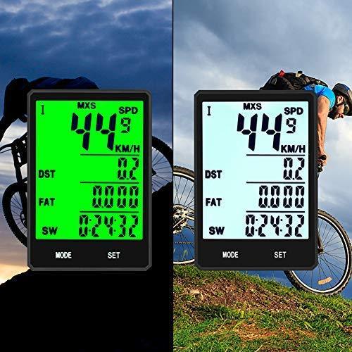 SY Bicycle Speedometer and Odometer Wireless Waterproof Cycle Bike Computer with LCD Display & Multi-Functions by YS