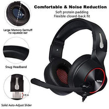 Load image into Gallery viewer, MODOHE Gaming Headset for Xbox One PS4 PC Gaming and Nintendo Switch,Stereo Surround Noise Cancelling Over Ear Gaming Headphones with Mic Volume Control for Xbox 1 S Playstation 4 Laptop,PC,Mac,iPad

