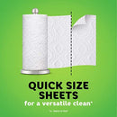 Bounty Quick-Size Paper Towels, White, 8 Family Rolls = 20 Regular Rolls