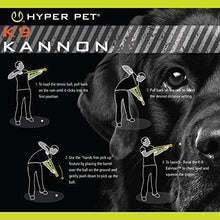 Load image into Gallery viewer, Hyper Pet K9 Kannon K2 Ball Launcher Interactive Dog Toys (Load and Launch Tennis Balls for Dogs To Fetch) [Best Dog Toys for Small and Large Dogs - Available in 2 Sizes]
