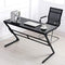 FIVEGIVEN Rustic Computer Writing Desk Industrial Study Table Simple Z Shaped Desk Driftwood 48 Inch