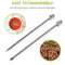 Zanmini Meat Injector Seasoning Syringe,Stainless Steel Flavor Injector 60ml/2oz Marinade Flavour Food Syringe Kit with 2 Professional Marinade Needles for Pork Beef Chicken Marinade Brine BBQ Tools