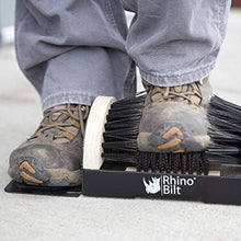 Load image into Gallery viewer, Rhino Bilt Folding Boot Scraper, The All-in-one Scrubber, Brush, Scraper, and Cleaner - No Mounting Required Indoor &amp; Outdoor Use -Extremely Easy to use for Children &amp; Adults!
