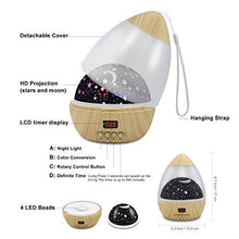 Load image into Gallery viewer, Kingtoys Kids Star Projector Night Lights Christmas Multiple Colors 360 Degree Rotating Led Starry Sky Night Lamp with Timer Auto Shut Off for Nursery Decor Baby Children Bedroom
