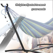 Load image into Gallery viewer, FDW Hammock Stand Portable Heavy Duty Hammock Stand Portable Steel Stand Only for Outdoor Patio or Indoor with Carrying Case

