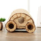 Hamster Wooden House Small Animals Hideout Hut for Dwarf Hamster Cage Sleeping Cabin