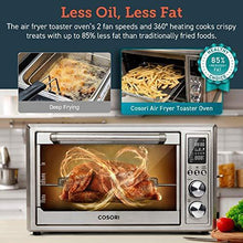 Load image into Gallery viewer, COSORI CO130-AO Toaster Oven with Air Fryer, Dehydrator, Pizza &amp; Roaster, Christmas Healthy Gift, Recipes &amp; Accessories Included, 30L, Silver
