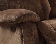 Load image into Gallery viewer, Homelegance Laurelton 90&quot; Microfiber Double Reclining Sofa, Chocolate Brown
