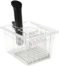 Load image into Gallery viewer, Malaha Sous Vide Container with Lid &amp; Rack - 12Qt Suits Anova, Nano, Joule and Most Circulators up to 2.5&quot; Diameter
