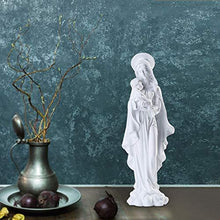 Load image into Gallery viewer, Amazing Roo Design Blessed Virgin Mary Statue with Baby Jesus Statue Figures Home Ornaments for Decorations, 12 Inch Figurine, White

