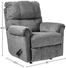 Lane Home Furnishings 4208-19 Crisscross Latte Rocker Recliner, Medium