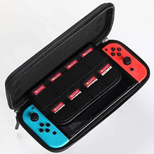 Load image into Gallery viewer, Nintendo Switch Case, VUP Switch Hard Cover Protective Travel Storage Shell for Nintendo Switch Console &amp; Accessories with 18 Game Cartridges and Handle (Gray)
