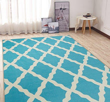 Load image into Gallery viewer, Ottomanson Glamour Collection Contemporary Moroccan Trellis Design Kids Rug (Non-Slip) Kitchen and Bathroom Mat Rug, 3&#39;3&quot; X 5&#39;0&quot;, Grey
