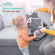 Load image into Gallery viewer, Baby Changing Pad | Fully Padded for Baby&#39;s | Foldable Large Waterproof Mat | Portable Travel Station for Toddlers Infants &amp; Newborns (Grey) by MIKILIFE
