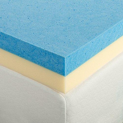 Zinus 1.5 Inch Gel Memory Foam Mattress Topper, Full